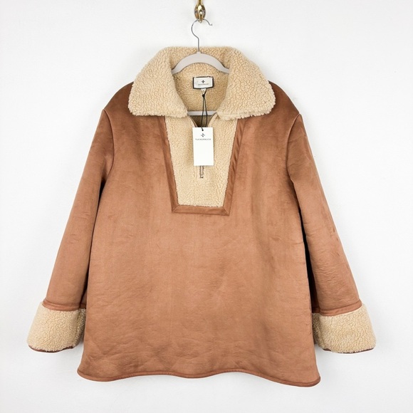 NWT Tuckernuck Stella Shearling Sherpa Lined Jacket Sz XXL - Picture 4 of 15